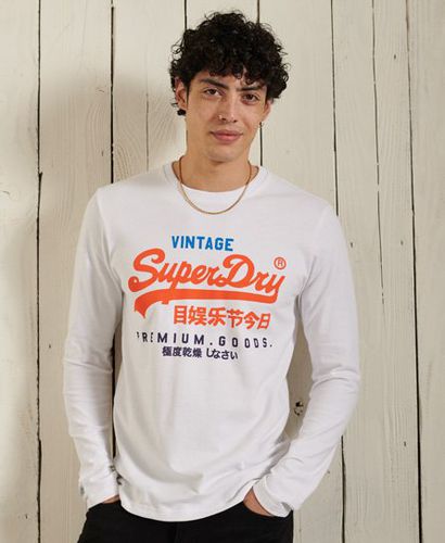 Camiseta de manga larga con Vintage Logo tricolor - Superdry - Modalova