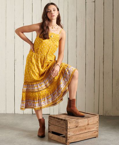 Women's Ameera Cami Dress / Ochre - Size: 12 - Superdry - Modalova