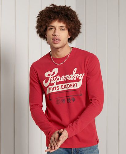 Camiseta gráfica de manga larga Collegiate - Superdry - Modalova