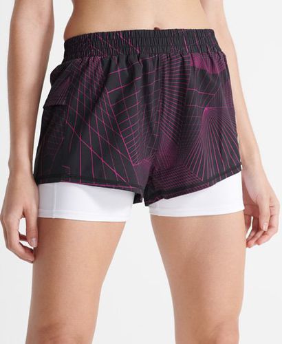 Sport Pantalones cortos de doble capa Running - Superdry - Modalova