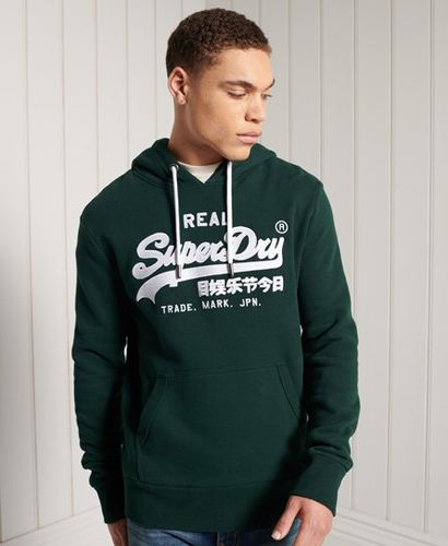 Sudadera con capucha bordada Vintage Logo - Superdry - Modalova