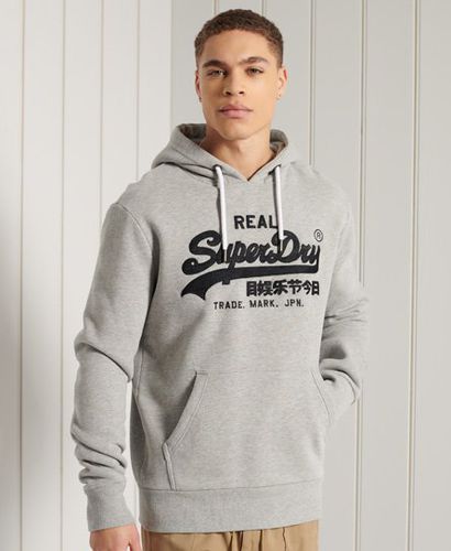 Sudadera con capucha bordada Vintage Logo - Superdry - Modalova