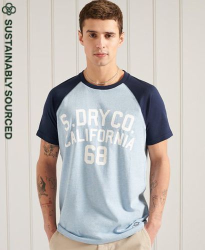 Cali Surf Baseball T-Shirt aus Bio-Baumwolle mit Grafik - Superdry - Modalova