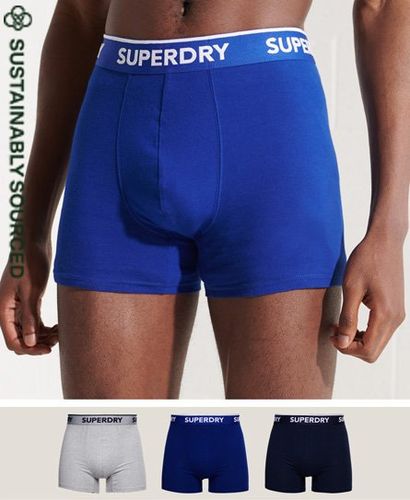 Pack de 3 calzoncillos bóxer clásicos de algodón orgánico - Superdry - Modalova