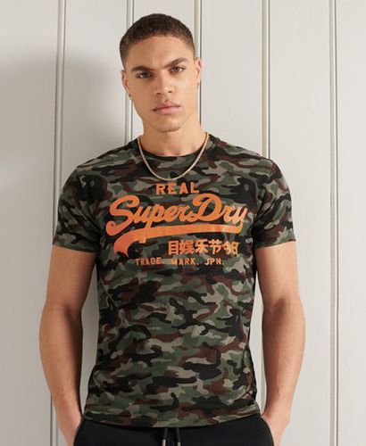 Camiseta con estampado integral y logo Vintage - Superdry - Modalova