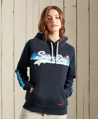 Sudadera con capucha, manga raglán y Vintage Logo Cali - Superdry - Modalova