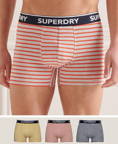 Pack de 3 calzoncillos bóxer clásicos de algodón orgánico - Superdry - Modalova