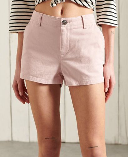 Women's Chino Hot Shorts / Peach Whip - Size: 14 - Superdry - Modalova