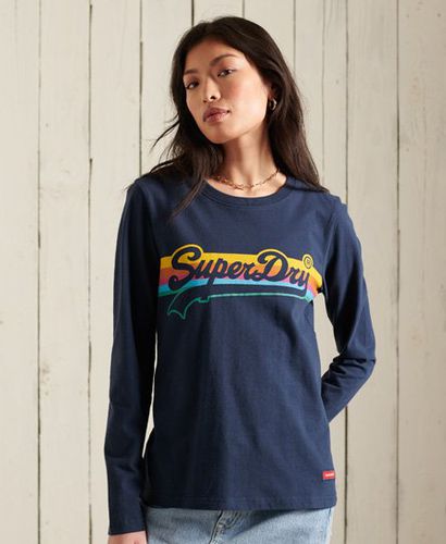 Camiseta de manga larga con logo Vintage Cali - Superdry - Modalova