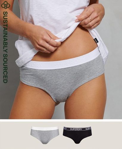 Pack de 2 bóxers de algodón orgánico Grace Super - Superdry - Modalova