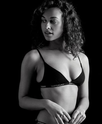 Pack de 2 bralettes de triángulos de algodón orgánico Harper - Superdry - Modalova