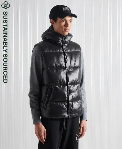 Chaleco acolchado de brillo intenso - Superdry - Modalova