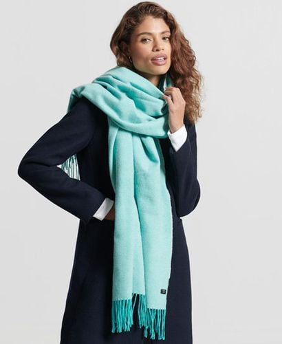 Women's Studio Scarf Light Blue / Aruba Aqua - Size: 1SIZE - Superdry - Modalova