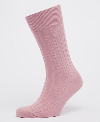 Unisex Organic Cotton Core Rib Socks / Misty Rose - Size: M/L - Superdry - Modalova
