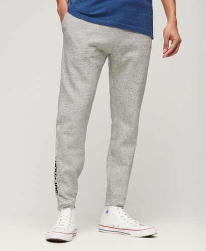 Men's Sport Tech Logo Tapered Joggers Grey / Athletic Grey Marl - Size: L - Superdry - Modalova