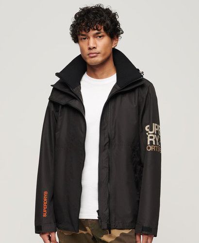 Men's Hooded Yachter SD Windbreaker Jacket Black - Size: L - Superdry - Modalova