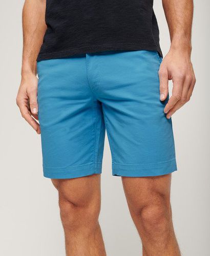 Men's Stretch Chino Shorts Blue / Toucan Blue - Size: 30 - Superdry - Modalova