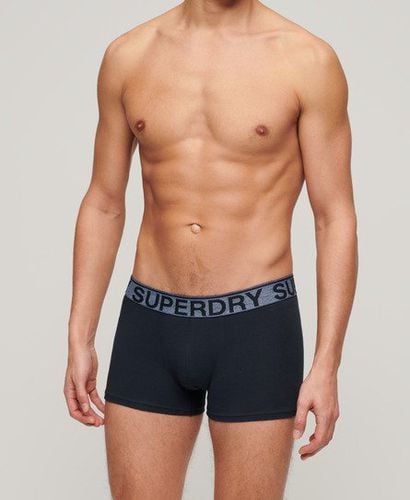 Men's Organic Cotton Trunk Triple Pack Navy / Eclipse Navy - Size: L - Superdry - Modalova