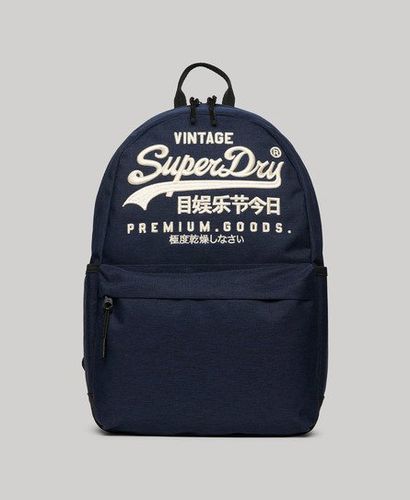 Ladies Classic Embroidered Heritage Montana Backpack, Blue - Superdry - Modalova