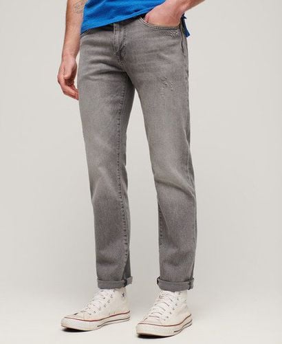 Men's Vintage Slim Straight Jeans Grey / Clinton Washed Grey - Size: 28/32 - Superdry - Modalova