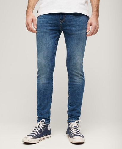 Men's Vintage Skinny Jeans Blue / Mercer Mid Blue - Size: 30/32 - Superdry - Modalova