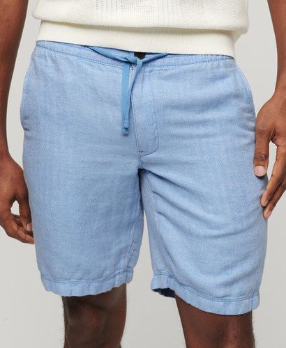 Herren Shorts mit Kordelzug aus Leinen - Größe: L - Superdry - Modalova