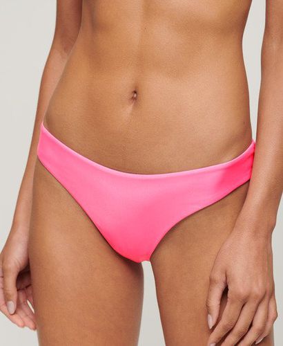 Women's Logo Brazilian Bikini Briefs Pink / Paparazzi Pink - Size: 8 - Superdry - Modalova