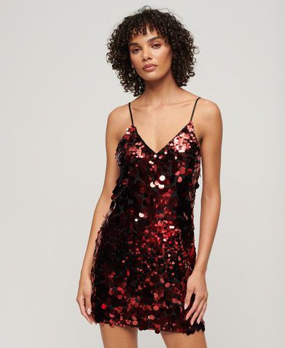 Women's Disco Sequin Mini Dress / Brocade - Size: 10 - Superdry - Modalova