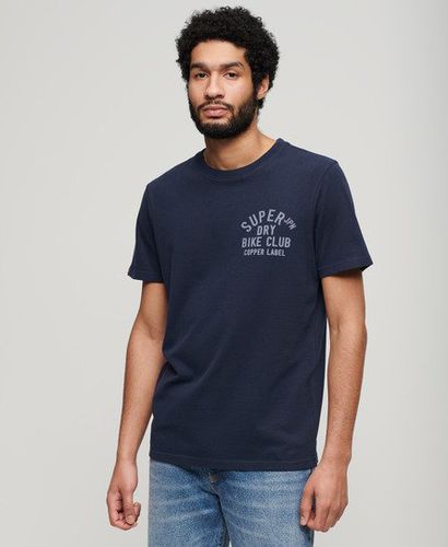 Men's Copper Label Chest Graphic T-Shirt / Blue Marl - Size: S - Superdry - Modalova