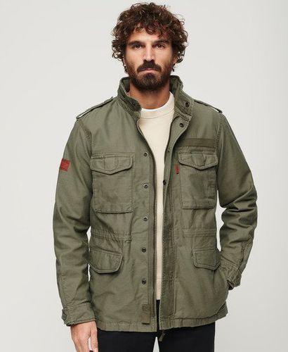 Men's Vintage Military M65 Jacket / Dusty Olive - Size: L - Superdry - Modalova