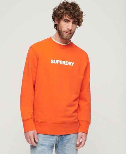 Men's Sport Loose Crew Sweatshirt Red / Cherry Tomato Red - Size: S - Superdry - Modalova