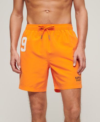 Men's Recycled Polo 17-inch Swim Shorts / Tiger - Size: M - Superdry - Modalova