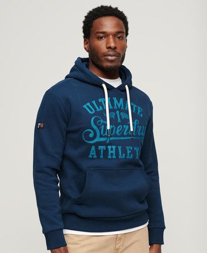Men's Athletic Script Embroidered Graphic Hoodie / Bottle - Size: XL - Superdry - Modalova