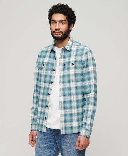 Men's Borg Lined Miller Overshirt in Tabacco