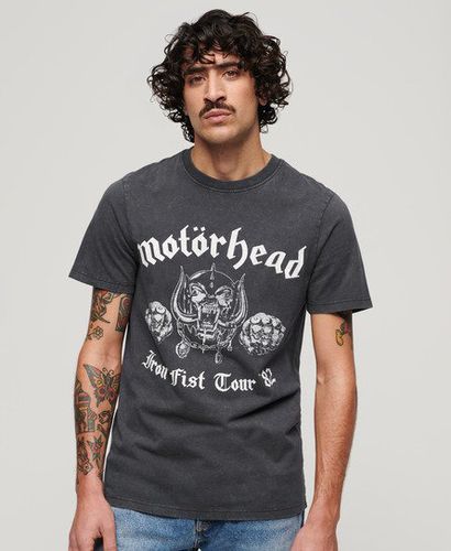 Men's Motörhead x Limited Edition Band T-Shirt Black / Mid Merch Black - Size: XL - Superdry - Modalova