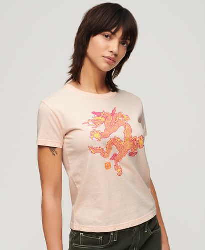 Damen x Komodo Dragon Slim T-Shirt - Größe: 40 - Superdry - Modalova