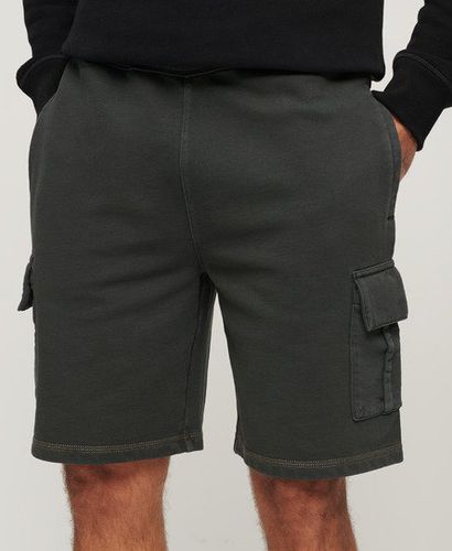 Men's Contrast Stitch Cargo Shorts Black / Washed Black - Size: L - Superdry - Modalova