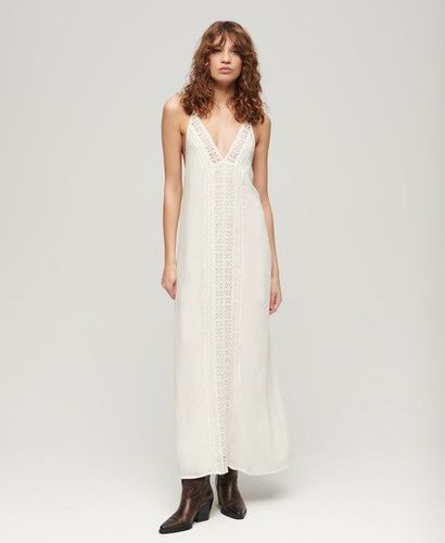 Women's Ibiza Cami Maxi Dress White / Off White - Size: 10 - Superdry - Modalova