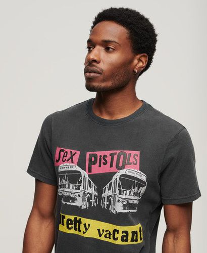 Men's Sex Pistols x Limited Edition T-shirt / Heavy Back In - Size: L - Superdry - Modalova