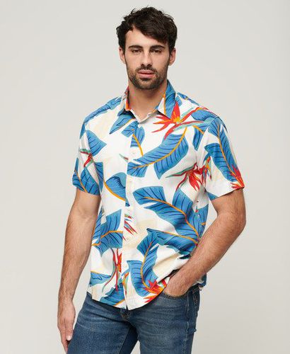 Men's Hawaiian Shirt / Optic Paradise - Size: M - Superdry - Modalova