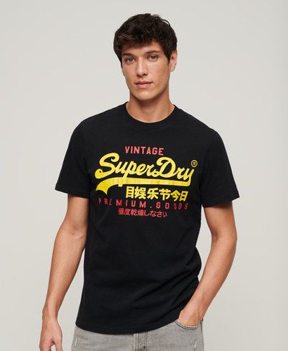 Men's Vintage Logo Duo T-Shirt / Jet - Size: L - Superdry - Modalova