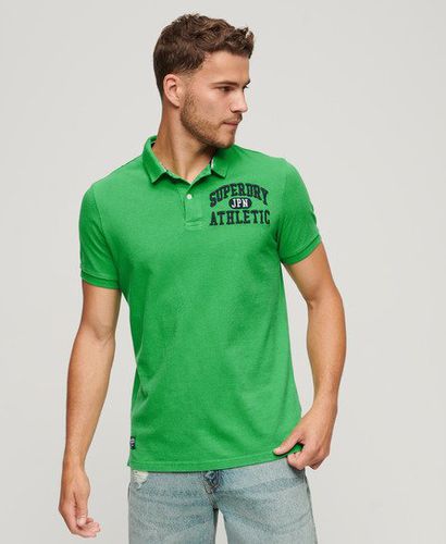 Men's Superstate Polo Shirt Green / Kelly Green - Size: L - Superdry - Modalova