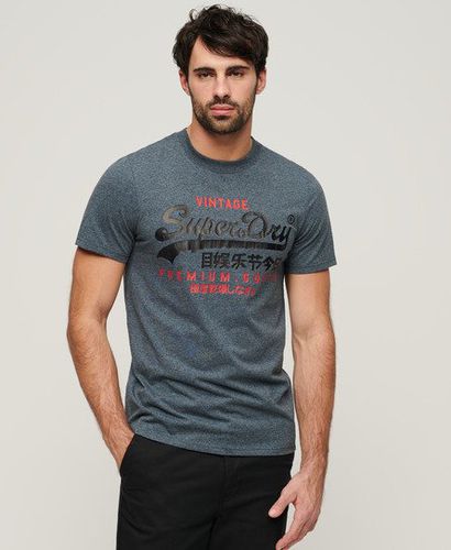 Men's Vintage Logo Duo T-Shirt / Tweed - Size: L - Superdry - Modalova