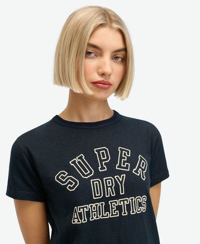 Damen Figurbetontes Athletic Essentials T-Shirt mit Grafik - Größe: 42 - Superdry - Modalova