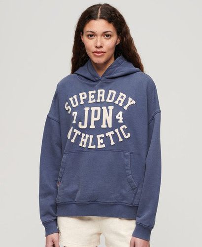 Damen Übergroßes Athletic Essentials Hoodie mit Applikation - Größe: 44 - Superdry - Modalova