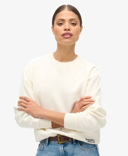 Women's Essential Logo Sweatshirt White / Off White - Size: 10 - Superdry - Modalova