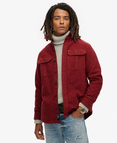 Men's The Merchant Store - Overshirt Red / Wine Red - Size: M - Superdry - Modalova