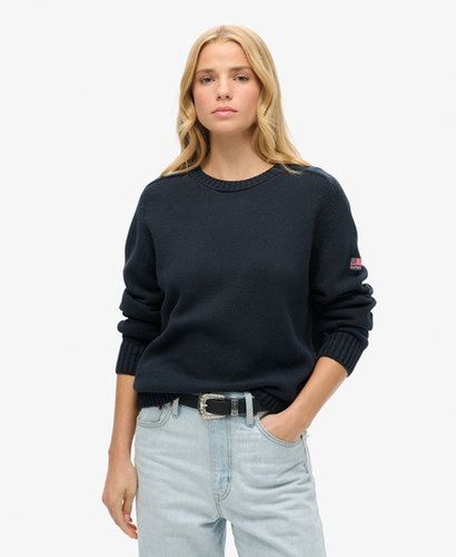 Damen Lässiges Strick-Sweatshirt mit Rundhalsausschnitt - Größe: 36 - Superdry - Modalova