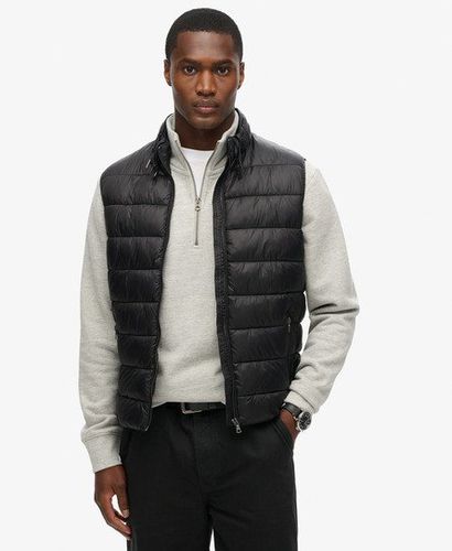 Men's Lightweight Padded Gilet Black - Size: M - Superdry - Modalova