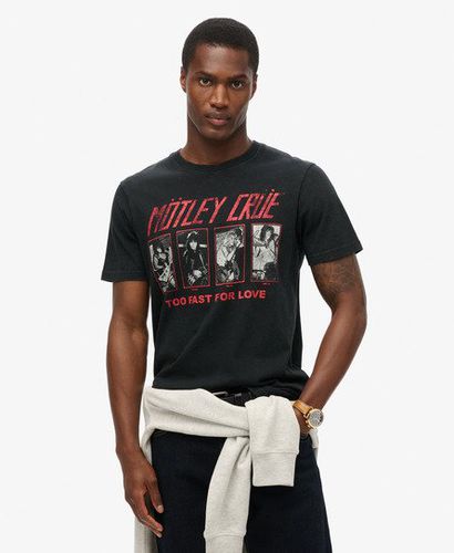 Herren Mötley Crüe x Limited Edition T-Shirt - Größe: M - Superdry - Modalova